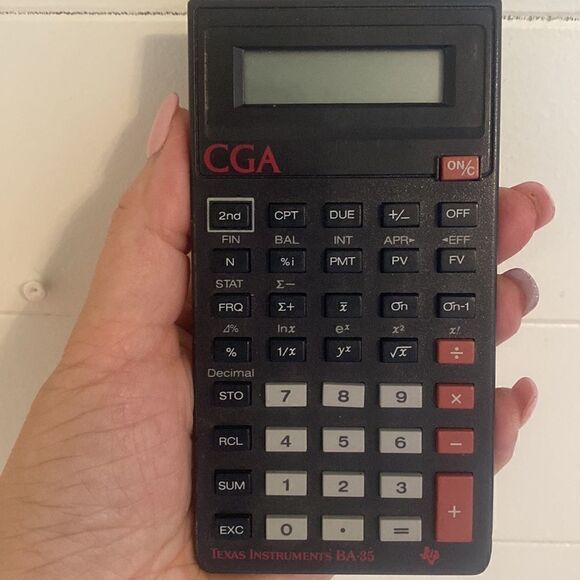 Texas instruments CGA calculator  - Picture 1 of 3